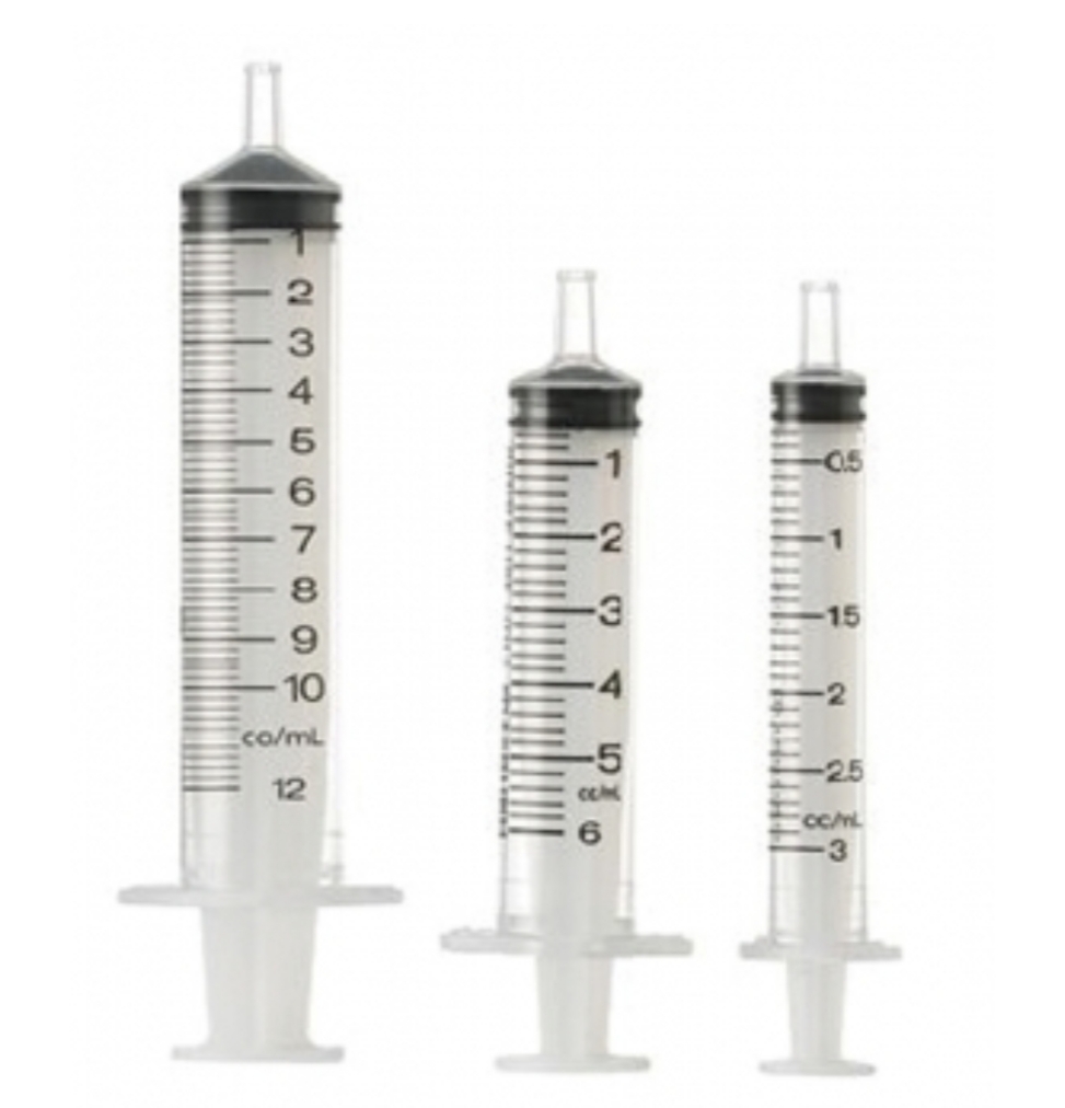 Syringes plastic