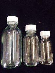 Clear Glass Bottles With Lid image